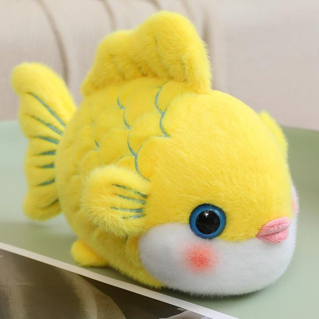 Yiran Health & Beauty Cartoon-Fisch Stofftier, Plüsch / Textil, 32cm, ab 14 Jahre - Bild 1