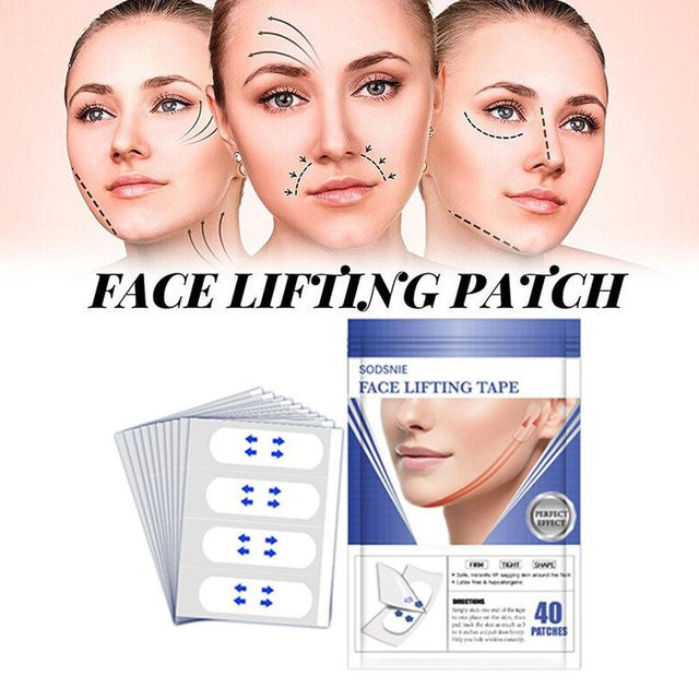 eelhoe Gesichtspflaster, 40 Stück, transparent, Unisex - Bild 1