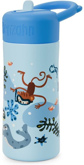 Affenzahn Edelstahl Trinkflasche Unendliche Unterwasserwelt in Blau Multicolour - Bild 1