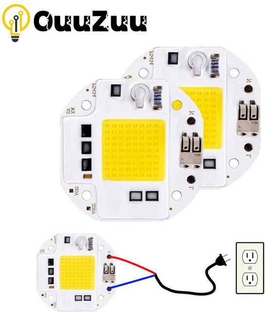 COB LED Chip für Flutlicht und Wandfluter, Warmweiß, 50W, 220V - Bild 1