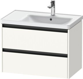 Duravit Waschtischunterschrank Ketho.2 in Weiß Matt, B/T/H: 78,4 x 45,5 x 54,9 cm - Bild 1