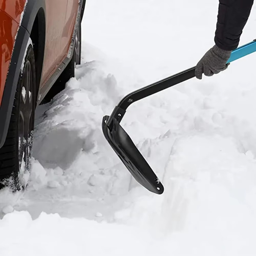 Skeyo Multifunktionale Teleskop-Schneeschaufel mit Enteisungsfunktion in Grün - Bild 5