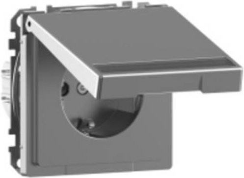 Merten Steckdose MEG2312-6036 in Silber und Grau aus Kunststoff - Bild 1