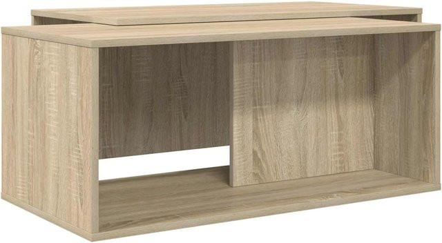 vidaXL Kaffeetisch Set 2-teilig Sonoma-Eiche modern aus Holzwerkstoff in Braun - Bild 1