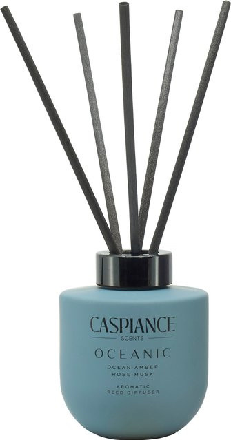 Duftstäbchen OCEANIC Reed Diffuser in Blau mit Glasbehälter - Bild 1