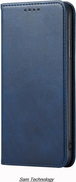 Just Case Magnetische Lederhülle für Google Pixel 4A (4G, 5,81 Zoll) in Grau - Bild 1