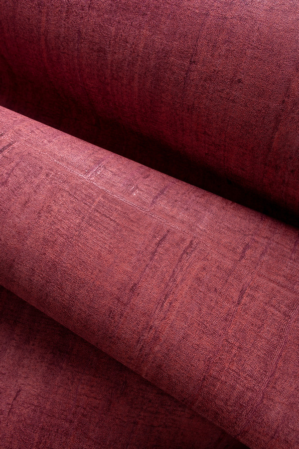 Arte International Tapete Katan Silk in Wine mit abstraktem Design in Rot und Pink - Bild 1