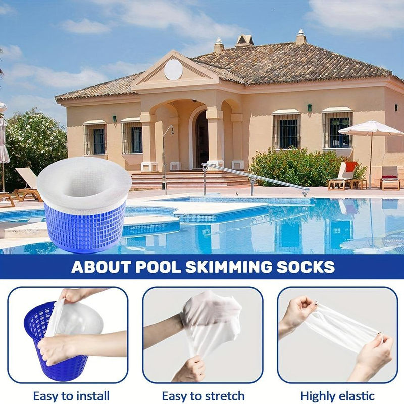 YC Direct Poolskimmer-Socken aus Verbundgewebe für Einbau- und Aufstellpools, 20 Stück - Bild 3