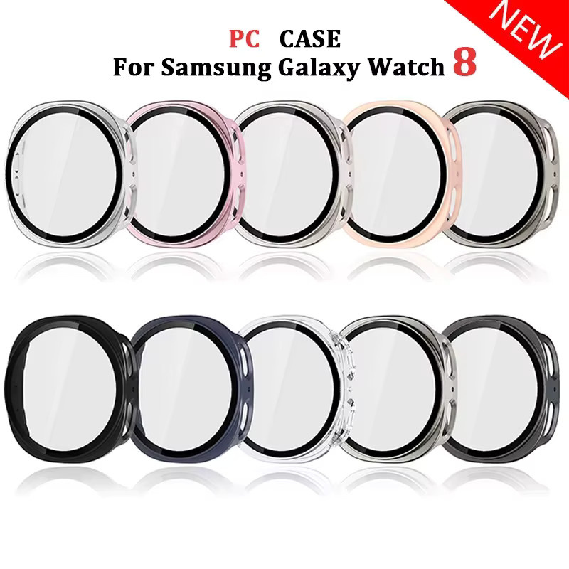 Samsung Galaxy Watch 8 Zubehör, Hülle, Displayschutzfolie, Kunststoff, Schwarz, Unisex - Bild 2