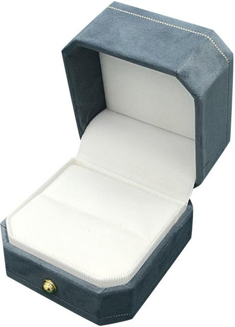 Jingyuan Ringbox Samt, blau, Unisex - Bild 1