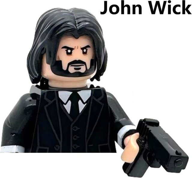 Keeppley John Wick Bausteine Mini-Actionfigur, Einzelfigur - Bild 1