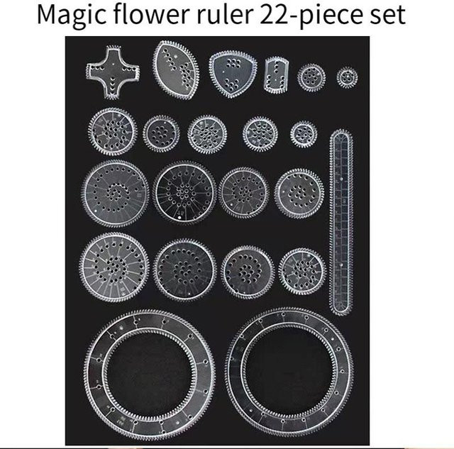 Discover Intime Spirograph Zeichenspielzeug 22-teiliges Set - Bild 1