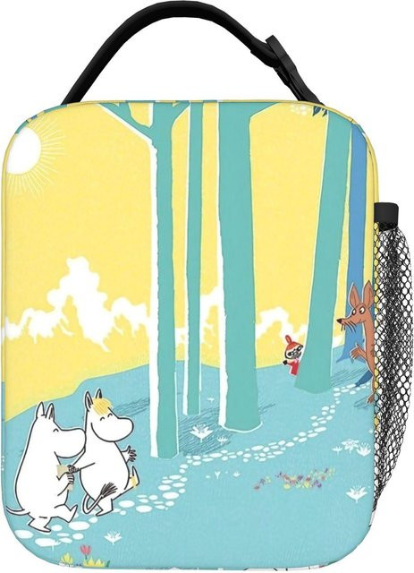 Isolierte Moomins Lunchtasche Mehrfarbig Wiederverwendbare Thermotasche für Büro und Reise - Bild 1