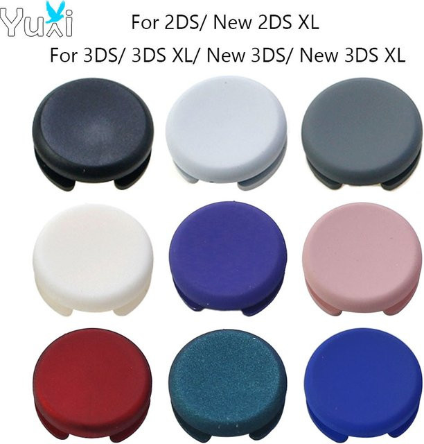 YuXi Analog-Joystick-Ersatzteil Set für New 3DS XL, LL und 2DS in Grau und Multicolour - Bild 1