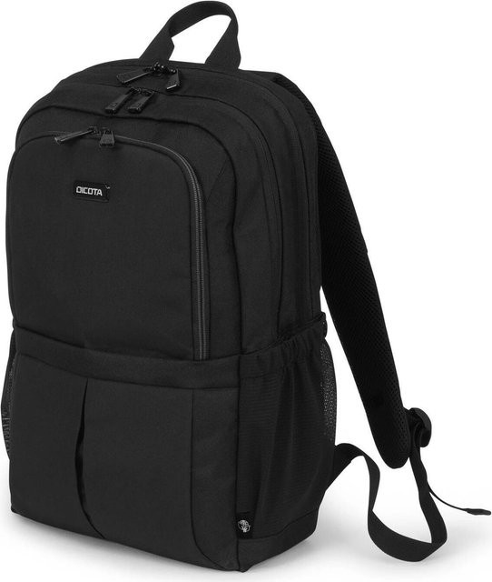 Dicota Eco Backpack SCALE Notebook Rucksack für 15 bis 17,3 Zoll in Schwarz - Bild 1