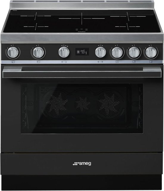 Smeg Stand-Elektroherd CPF9IPAN mit Induktionsfeld in Anthrazit - Bild 1