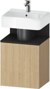 Duravit Waschtischunterschrank Qatego in Grau, B/T/H: 44 x 35 x 64,5 cm - Bild 1