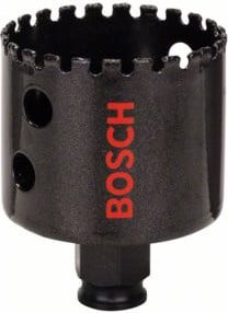 Bosch Diamantlochsäge Diamond für Hartkeramik, Durchmesser: 54 mm, Schwarz - Bild 1