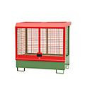 Bauer Südlohn Gefahrstoff-Depot GD-C aus Stahl in Resedagrün mit Zylinderschloss und 220 l Auffangvolumen, B/T/H: 82,0 x 143,0 x 139,0 cm - Bild 2