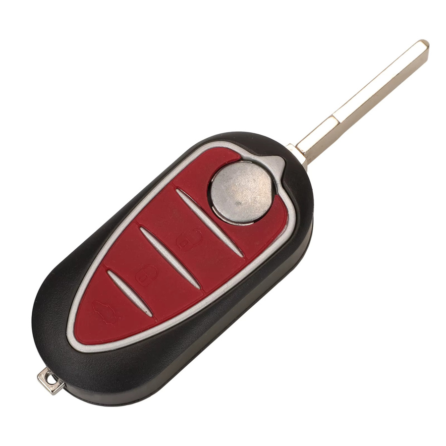 Jingyuqin Remote Key Fob ASK Delphi/Marelli System BSI mit 2 HITAG 2 PCF7946 Chips für Alfa Romeo 147 159 Mito 2008 - Bild 2