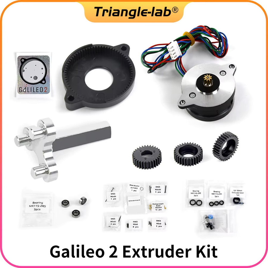 Trianglelab REVC LDO Galileo 2 Direktantriebsextruder mit 9:1 Zahnverhältnis für VORON Stealthburner und Afterburner, Schwarz - Bild 2