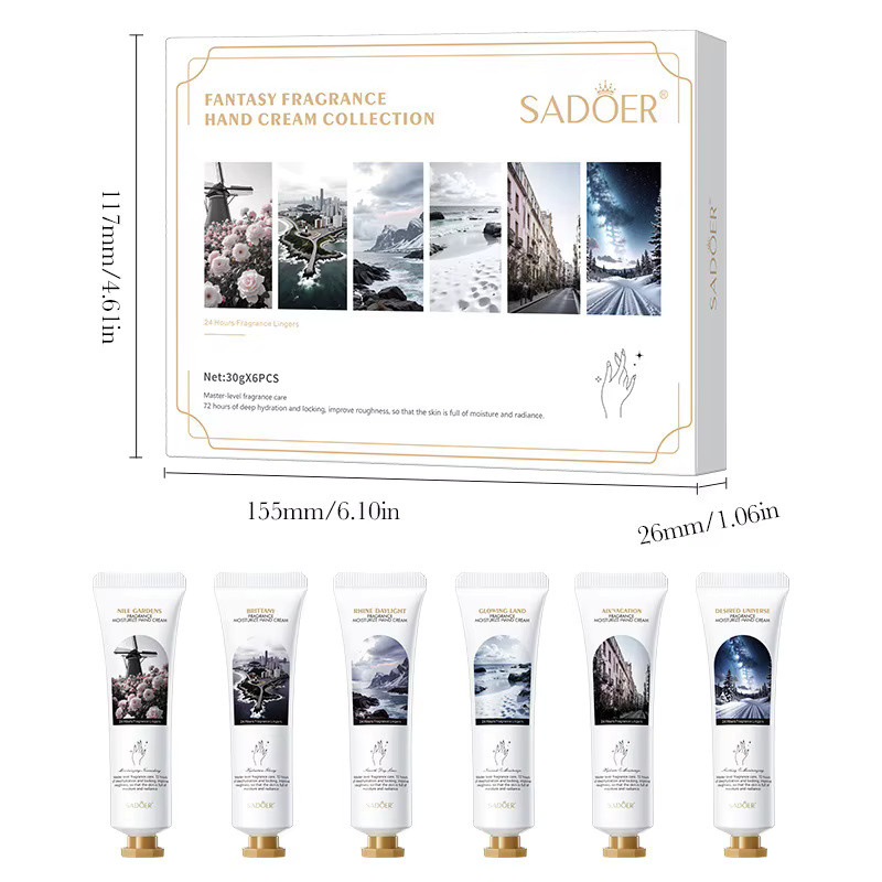 SADOER Handcreme, 6er-Set, Feuchtigkeitsspendend - Bild 3