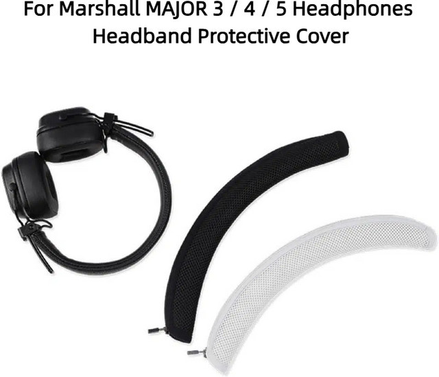 Marshall Kopfbügel-Schutzhülle für MAJOR 3/4/5 Headsets in Schwarz mit Reißverschluss - Bild 1