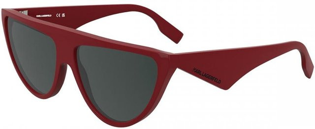 Karl Lagerfeld KL6185S Sonnenbrille, Damen, Vollrand, Butterfly, Brown/Red, Kunststoff - Bild 1