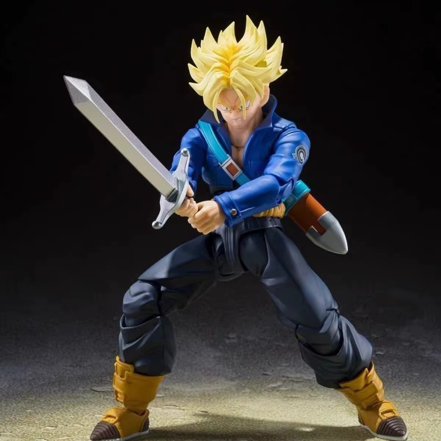 Bandai Dragon Ball Tranx's Future Teenage Super Saiyan Warrior Light Festival Mobile Puppet - Bild 3