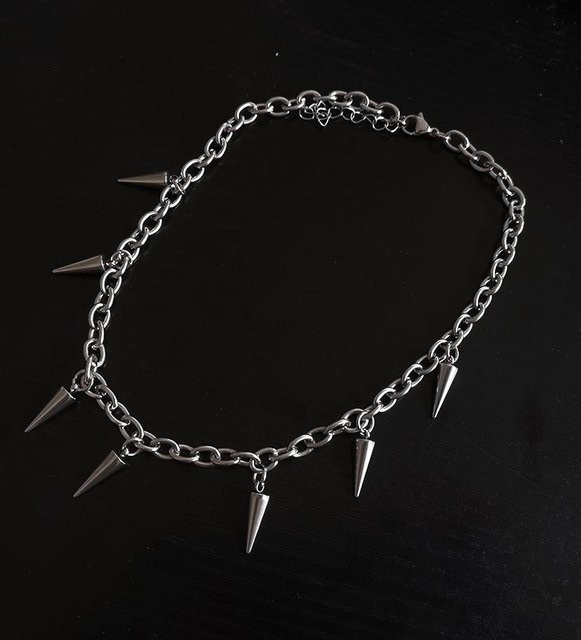 Rui Di Choker Halskette, Edelstahl, Silber, Unisex - Bild 1