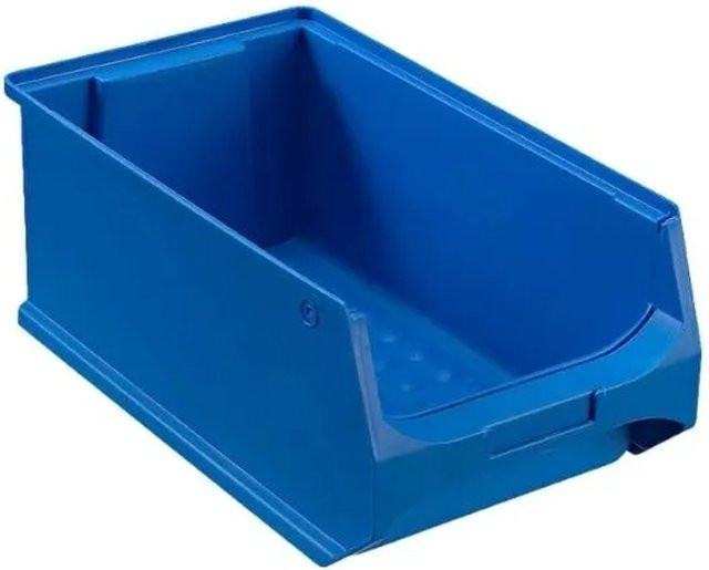 PROREGAL Sichtlagerbox Blau aus Kunststoff, B/T/H: 15 x 20 x 35 cm - Bild 1