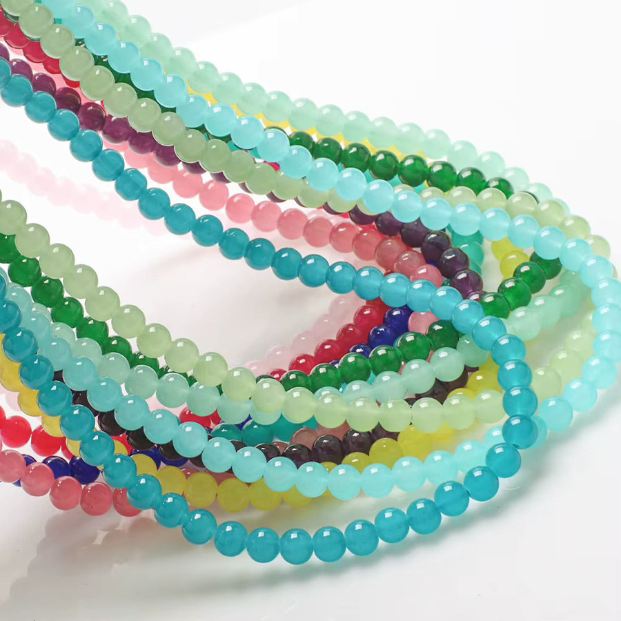 YUANZHIRUN Abstandhalter Perlen, Glas, Kristall, 8mm, Bunt, Unisex - Bild 2