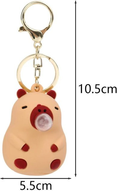 Fashnics Schlüsselanhänger Capybara, Kinder, khaki - Bild 1