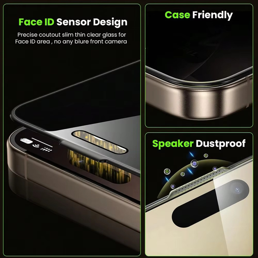 NNBILI 2 Stück 360-Grad-Displayschutzfolie transparent für iPhone 17 16 15 14 13 12 11 Pro Max und 17Air 16E Serie - Bild 4