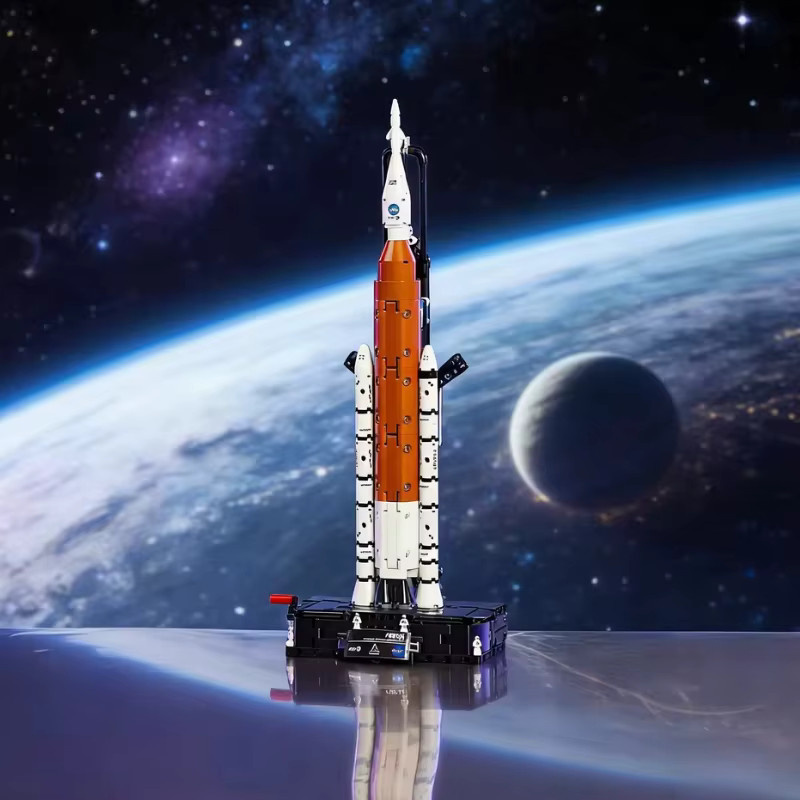 Weltraum-Startsystem Raketen-Spielzeug, Raumschiff-Rakete, 632 Teile - Bild 3