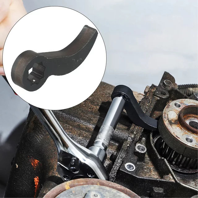DAZZLEEX Brecheisen Adapter Kopf für 1/2 Zoll Halbwelle zur Demontage und Reparatur in Schwarz - Bild 1