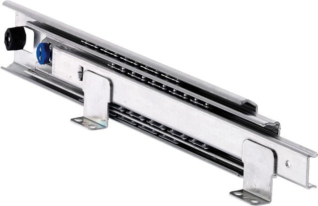Accuride Kugelkäfigführung Dz5321-60 Überauszug aus verzinktem Stahl in Silber, Länge: 450 mm - Bild 1