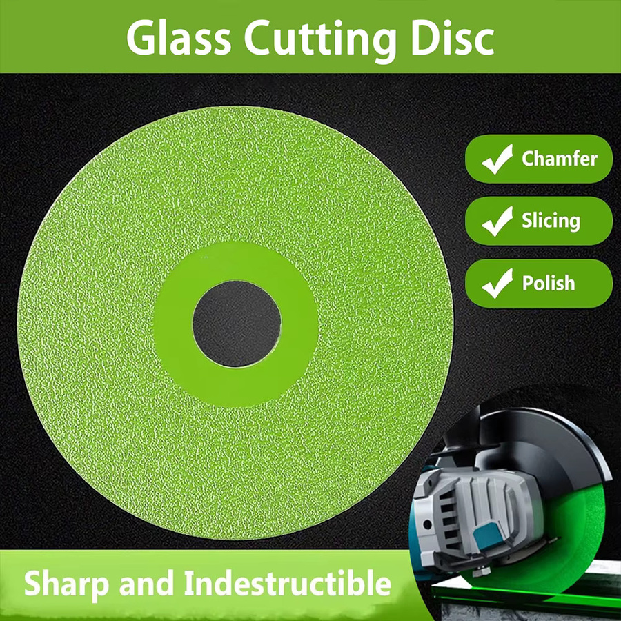 NuoDunco Diamant Trennscheibe aus Glas 100mm Ultra-dünnes Sägeblatt zum Schneiden und Schleifen von Jade, Kristall und Glasflaschen - Bild 3