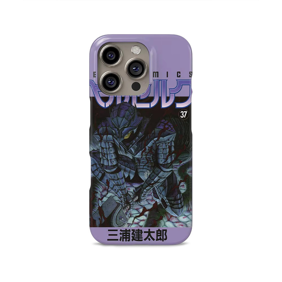 Bandai Berserk Japanische Comics Handyhülle für iPhone 11 bis iPhone 17 Pro Max, Doppelschichtiger Schutz, Multicolour - Bild 2