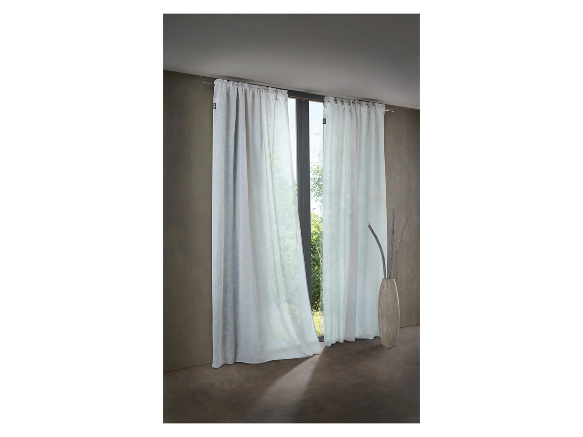 Joop Looks by Wolfgang Joop Vorhang 2er Set transparent B: 135 cm, H: 245 cm - Bild 3