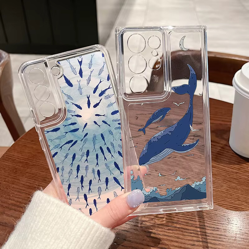 Turtle Shark Silikon Handyhülle für Samsung Galaxy in Transparent - Bild 1