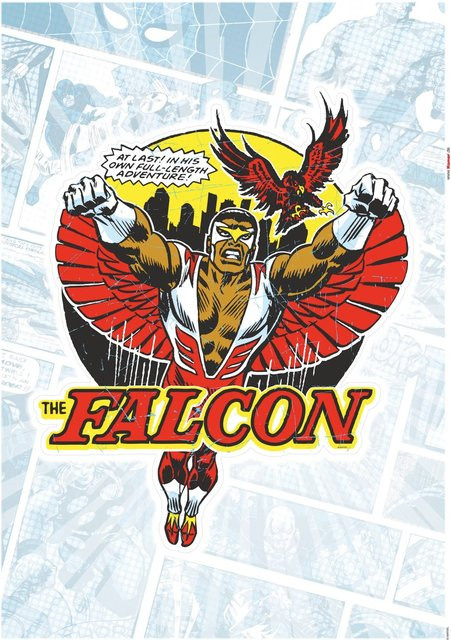Komar Deko-Sticker Falcon Classic Breite: 50 cm, Höhe: 70 cm - Bild 1