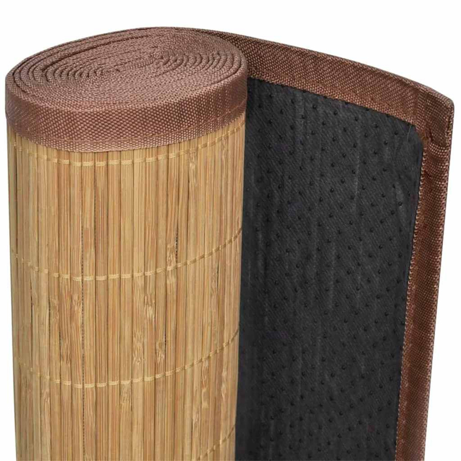 vidaXL Bambus Teppich Braun B: 100 cm, T: 160 cm - Bild 3