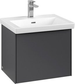 V&B Waschtischunterschrank Subway 3.0 in Blau und Grau, B/T/H: 52,3 x 42,9 x 44,8 cm - Bild 1