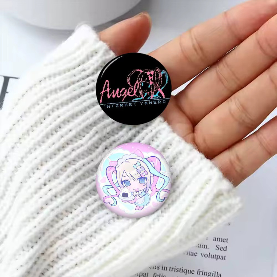 Kayou Needy Girl Overload Figuren-Icon-Abzeichen, Weißblechbrosche - Bild 2