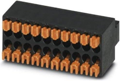 Phoenix Contact Buchsengehäuse-Kabel Schwarz, 100 Stück, Rastermaß: 2.54 mm - Bild 1