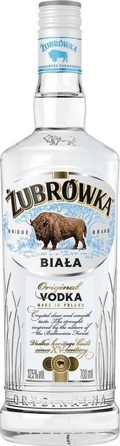 Zubrowka Biala Vodka, Polen, 37,5% Vol., 0,7 l - Bild 1