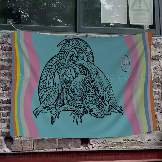 Rastar Party Banner Twenty One Pilots Abstract Design, Mehrfarbig, B/H: 70 x 50 cm - Bild 1