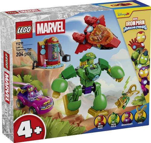 LEGO Disney Marvel Loki vs. Team Iron Man Superhelden Spielset ab 4 Jahren - Bild 1