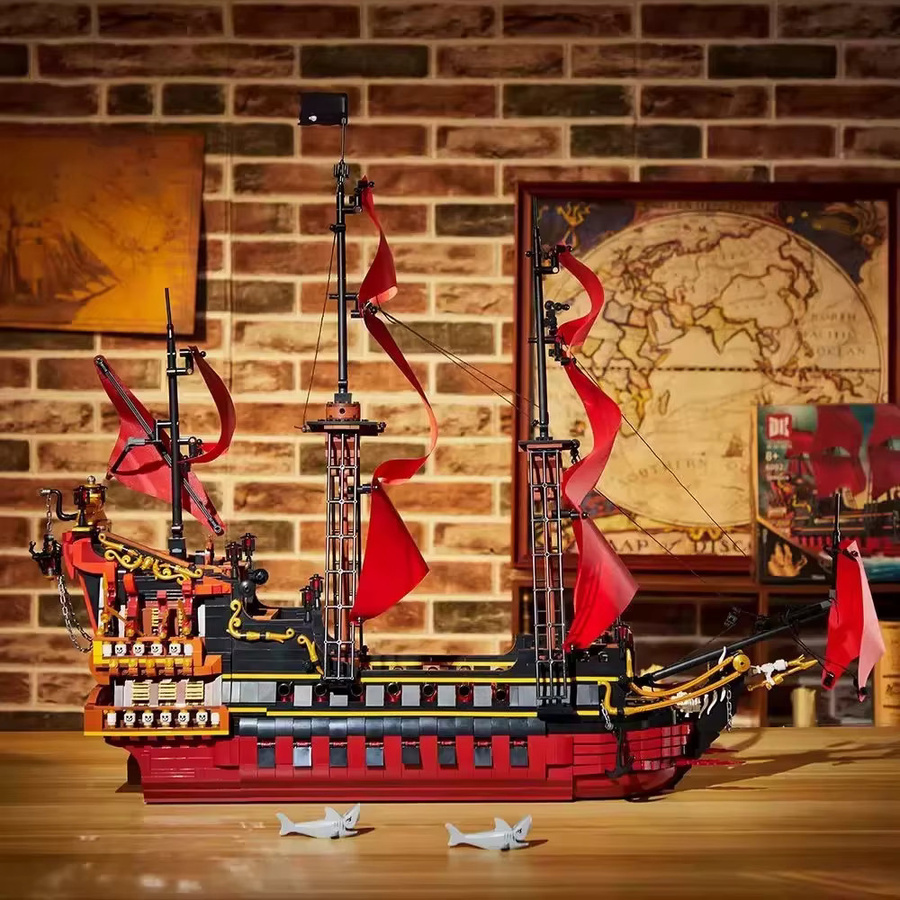XMWL Queen Anis Revenge Piratenschiff-Baukasten, Schiffsmodell-Set - Bild 2